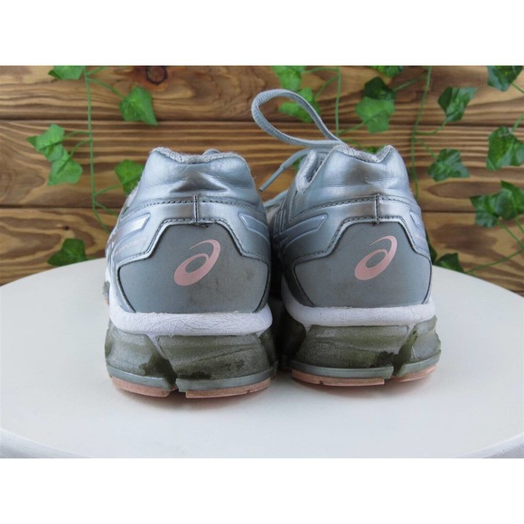 ASICS Size 8 Women Sneaker Silver Synthetic M Training - Picture 4 of 8
